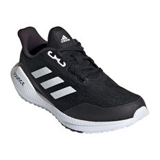 adidas EQ21 Run GS Kids Running Shoes, Black/White, rebel_hi-res