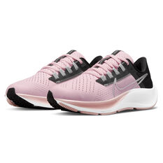 Nike Air Zoom Pegasus 38 GS Kids Running Shoes Pink/Black US 1, Pink/Black, rebel_hi-res