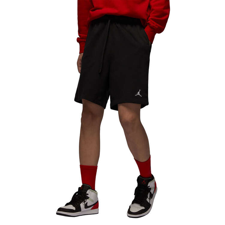 Jordan Mens Essentials Loopback Fleece Shorts, Black, rebel_hi-res