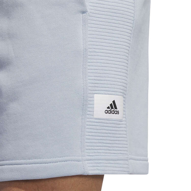 adidas Mens Lounge French Terry Shorts, Blue, rebel_hi-res