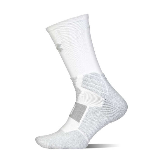 Under Armour Drive Curry Basketball Socks White M, White, rebel_hi-res