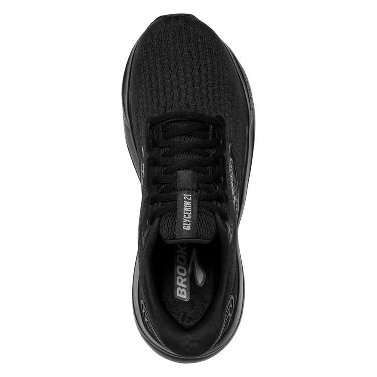 Brooks Glycerin 21 D Womens Running Shoes, Black, rebel_hi-res