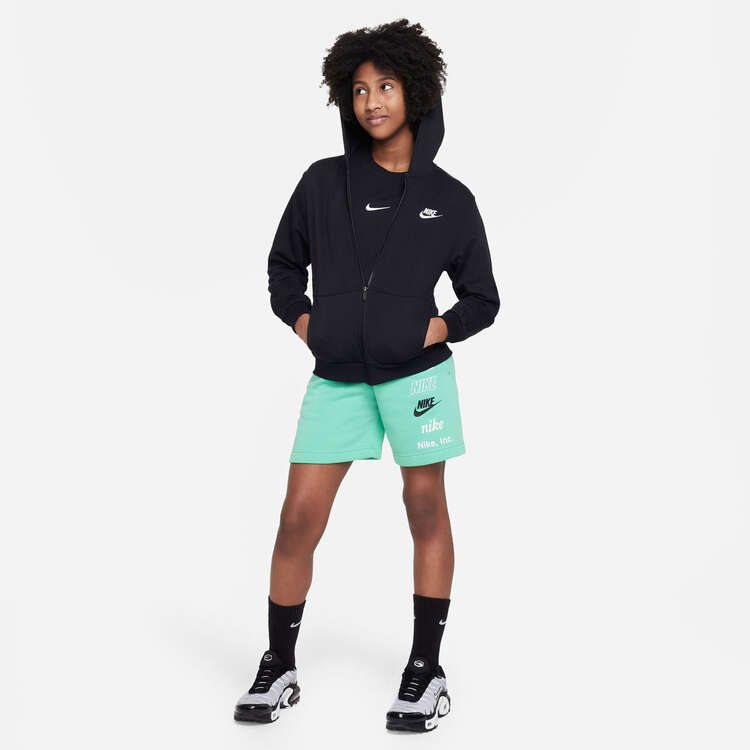Nike Kids Sportswear Club Fleece Full-Zip Hoodie, Black, rebel_hi-res