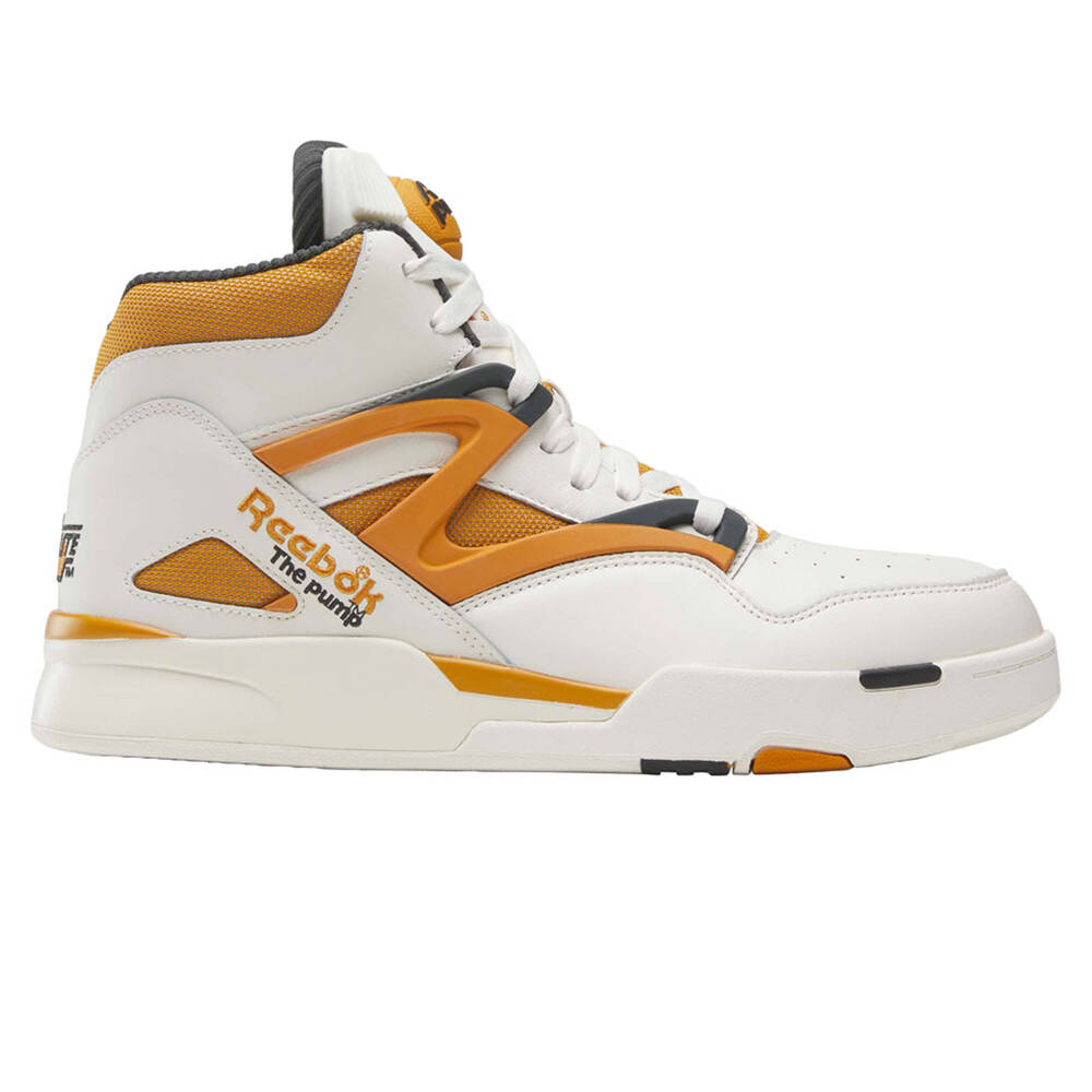 Reebok Pump Omni Zone II Basketball Shoes White/Orange US Mens 7 ...