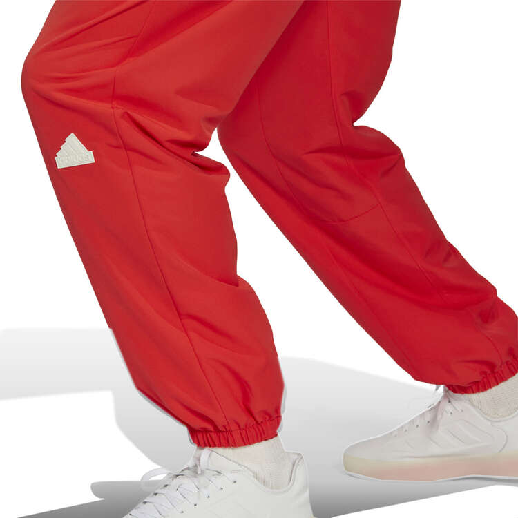 adidas Sportswear Mens Woven Pants Red XXL, Red, rebel_hi-res