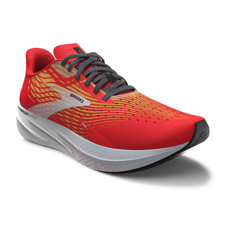 Brooks Hyperion Max Womens Running Shoes Red/Orange US 6.5, Red/Orange, rebel_hi-res