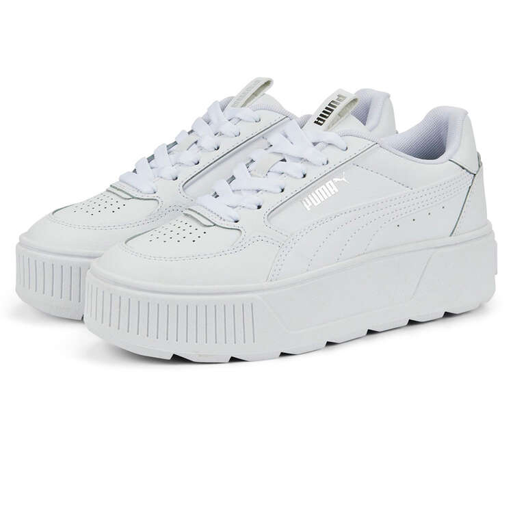 Puma Karmen Rebelle GS Kids Casual Shoes White US 7, White, rebel_hi-res