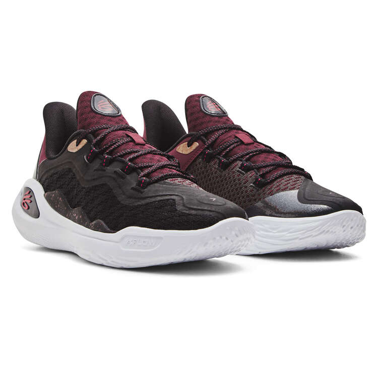 Under Armour Curry 11 Domaine Basketball Shoes, Black, rebel_hi-res