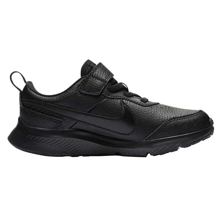 Nike Varsity Leather PS Kids Running Shoes Black US 11, Black, rebel_hi-res