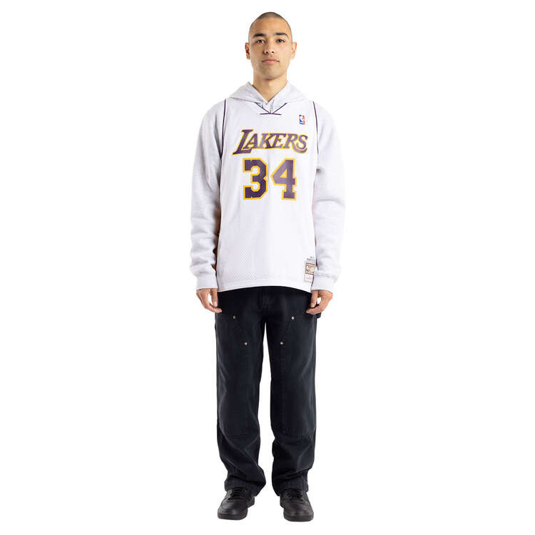 Mitchell & Ness Los Angeles Lakers Shaquille O'Neal 2002/03 Basketball Jersey White S, White, rebel_hi-res