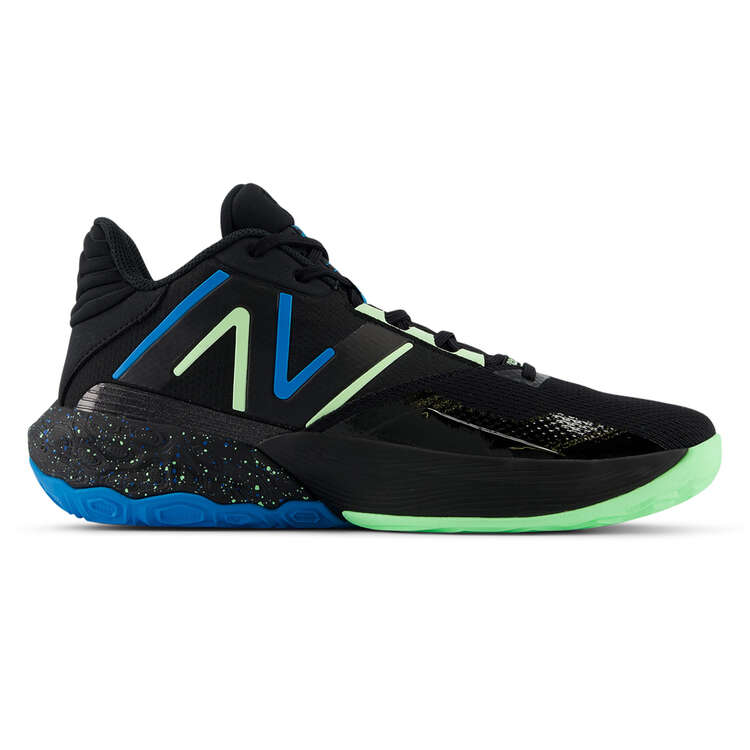 New Balance Two WXY V4 Basketball Shoes, Black/Blue, rebel_hi-res