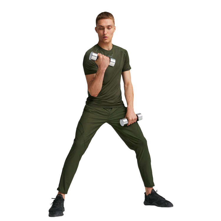 Puma Mens Formknit Seamless Training Tee, Green, rebel_hi-res