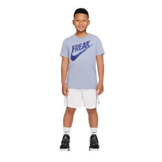 Nike Boys Dri-FIT Signature Basketball Tee, Blue, rebel_hi-res
