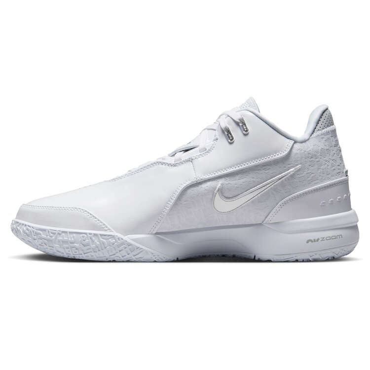 Nike LeBron NXXT Gen Basketball Shoes White/Grey US Mens 7 / Womens 8.5, White/Grey, rebel_hi-res