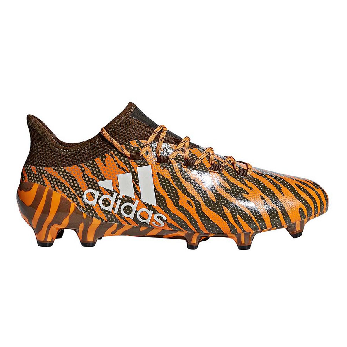 adidas X 17.1 Mens Football Boots Olive / Orange US 9.5 | Rebel Sport