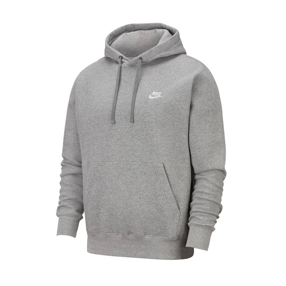 Nike Sportswear Mens Club Fleece Hoodie Grey 3XL | Rebel