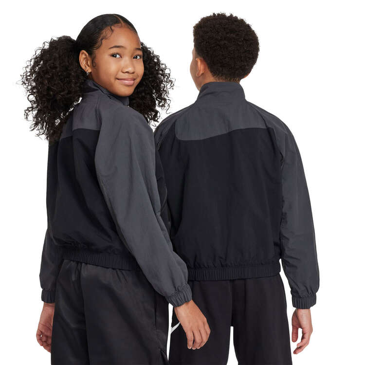Nike Kids Sportswear Amplify Woven Jacket Black/Grey XS, Black/Grey, rebel_hi-res