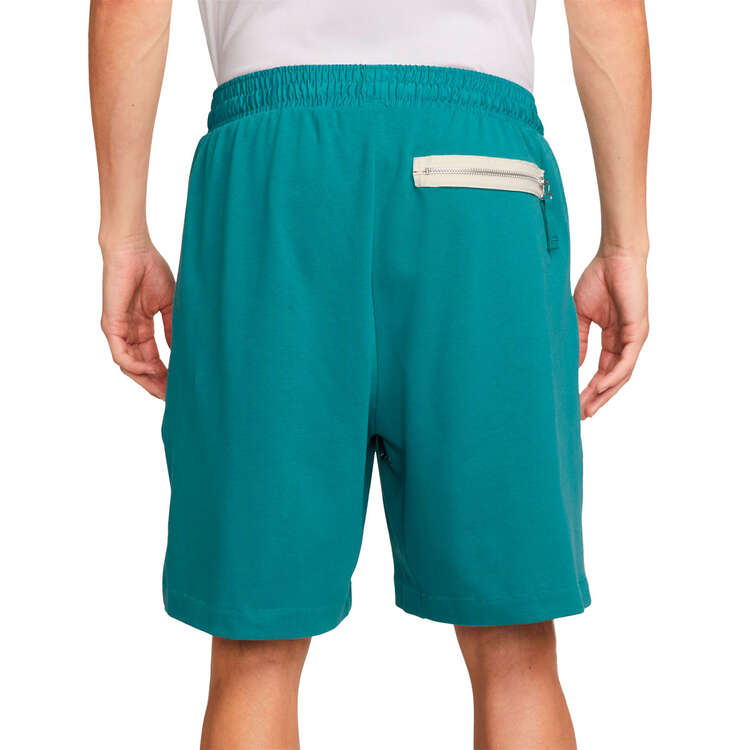 Nike Mens Kevin Durant 8-inch Fleece Basketball Shorts, Teal/Pink, rebel_hi-res