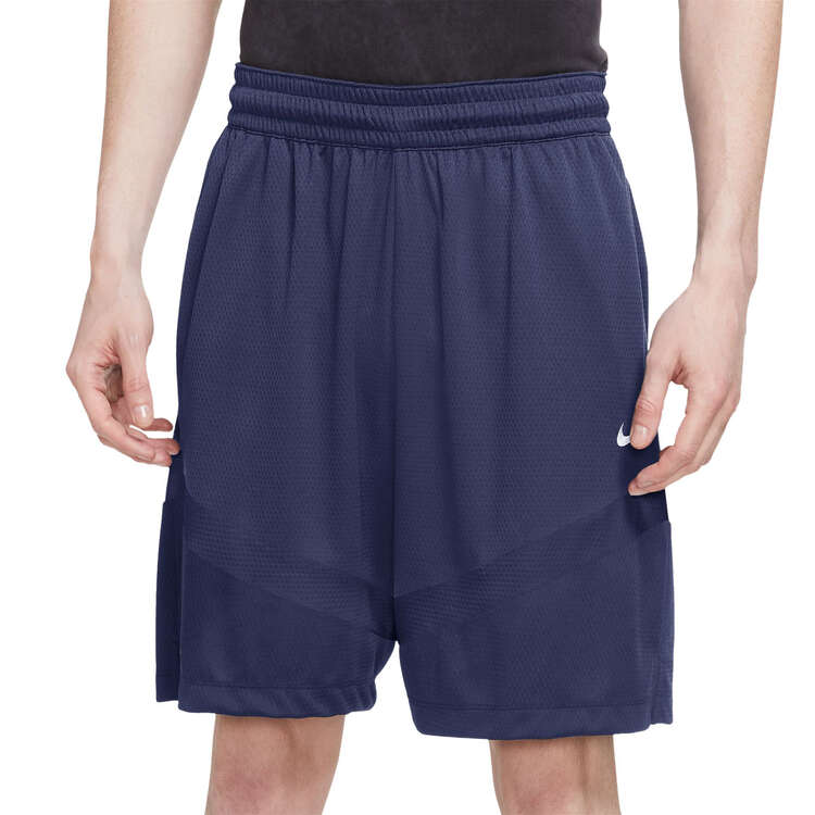 Nike Mens Dri-FIT Icon 8inch Shorts, Navy, rebel_hi-res