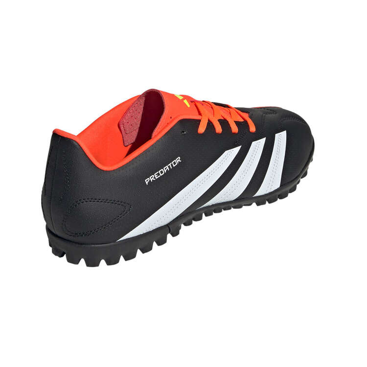 adidas Predator Club 24 Turf Football Boots, Black/White, rebel_hi-res