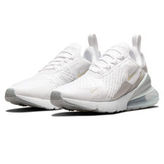 Nike Air Max 270 Essential Womens Casual Shoes, White/Grey, rebel_hi-res