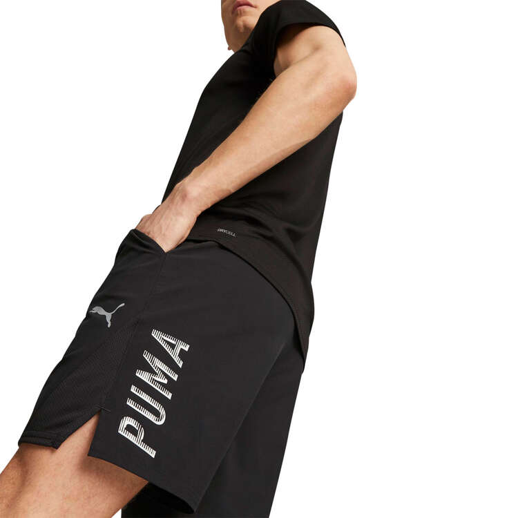 Puma Mens Concept Hyperwave 8in Woven Shorts Black S, Black, rebel_hi-res