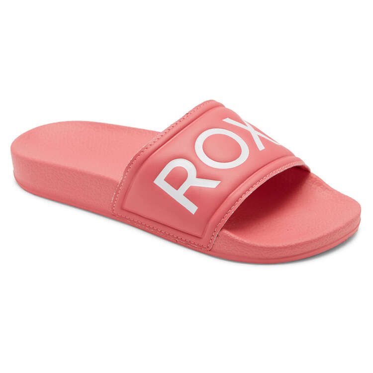Roxy Slippy 2 Girls Slides Pink US 11, Pink, rebel_hi-res