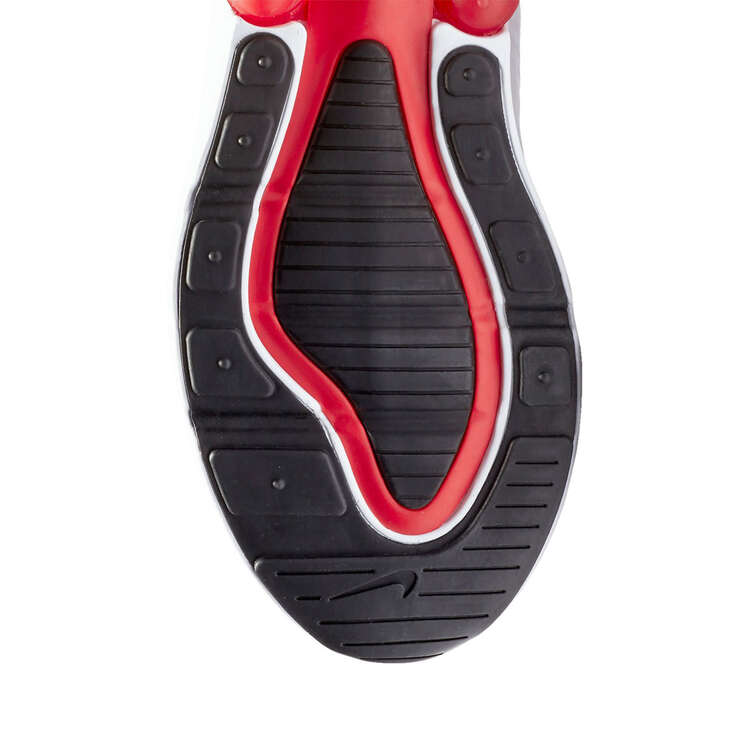 Nike Air Max 270 Mens Casual Shoes, White/Red, rebel_hi-res