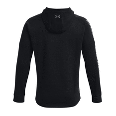 Under Armour Project Rock Charged Cotton Mens Full-Zip Hoodie Black S, Black, rebel_hi-res