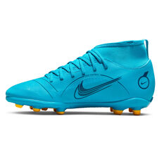 Nike Mercurial Superfly 8 Club Kids Football Boots Blue/Orange US 1, Blue/Orange, rebel_hi-res