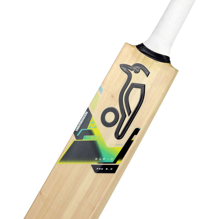 Kookaburra Rapid Pro 8.0 Cricket Bat Tan/Blue Harrow, Tan/Blue, rebel_hi-res