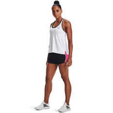 Under Armour Womens Play Up 3.0 Colour Block Shorts, Black, rebel_hi-res