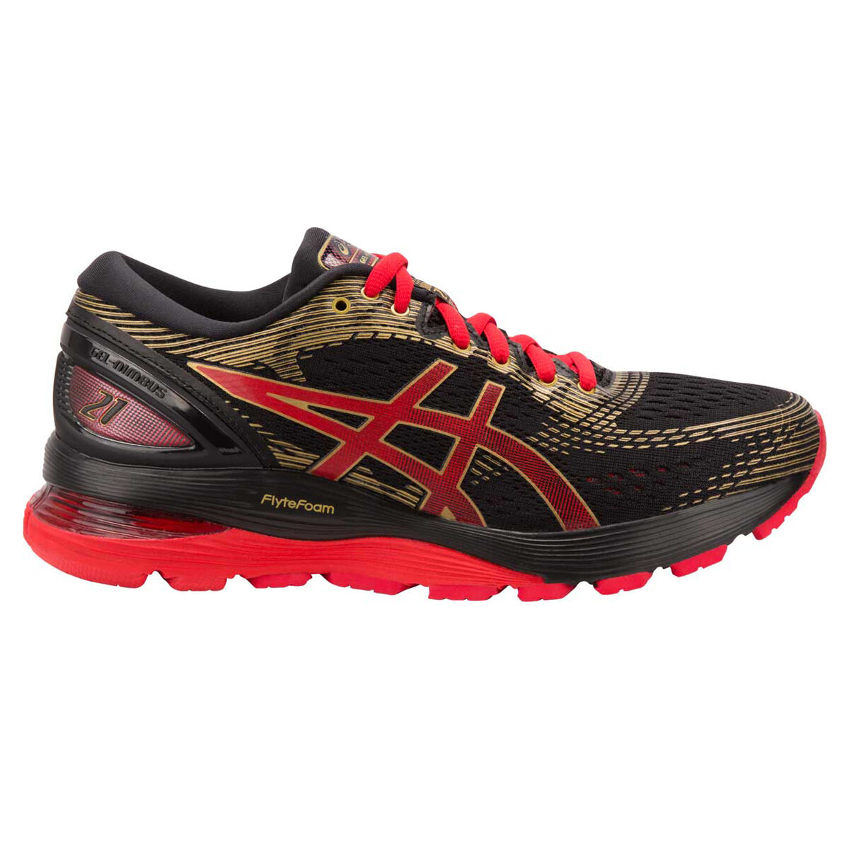 red asics womens shoes