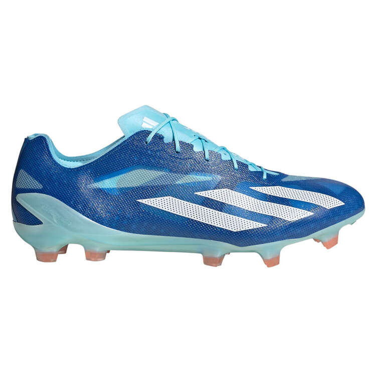 adidas X Crazyfast + Football Boots Blue/White US Mens 7 / Womens 8, Blue/White, rebel_hi-res