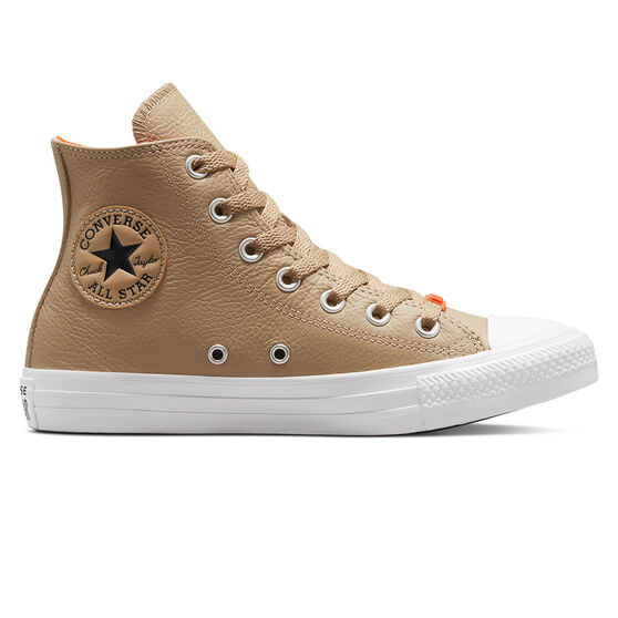Converse Chuck Taylor All Star Leather HD Fusion Womens Casual Shoes, Green/White, rebel_hi-res