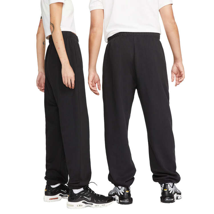 Nike Womens Sportswear Club Fleece Mid-Rise Oversized Pants Black XS, Black, rebel_hi-res