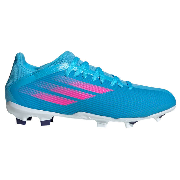 adidas X Speedflow .3 Kids Football Boots Blue/Pink US 11, Blue/Pink, rebel_hi-res