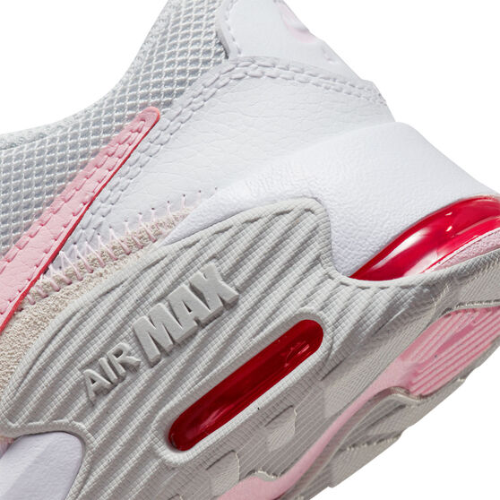 Nike Air Max Excee PS Kids Casual Shoes White/Pink US 11, White/Pink, rebel_hi-res