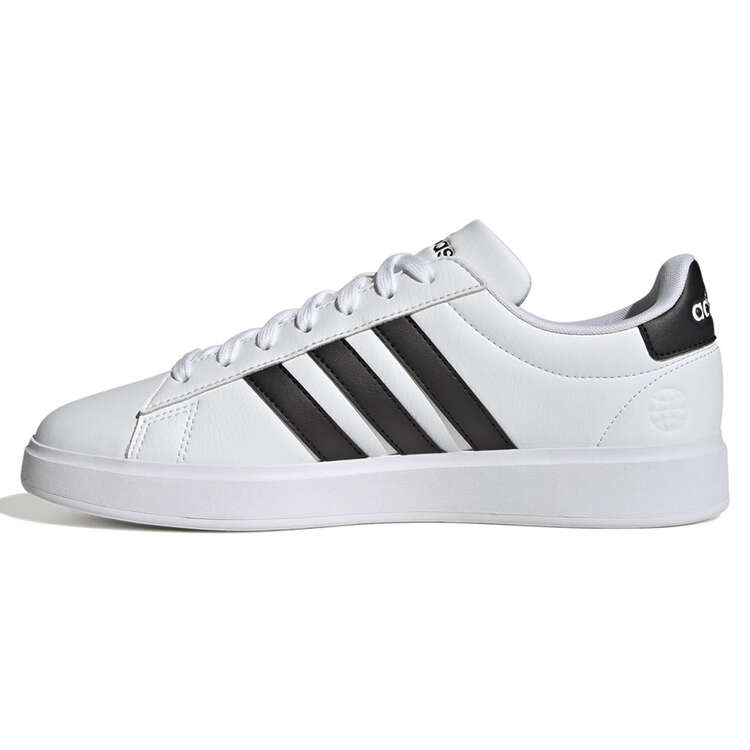 adidas Grand Court 2.0 Mens Casual Shoes White/Black US 7 | Rebel Sport
