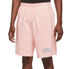 Nike Mens Standard Issue Basketball Shorts, Pink, rebel_hi-res