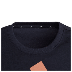 adidas Girls VF Essential Big Logo Sweatshirt, Navy/Blush, rebel_hi-res