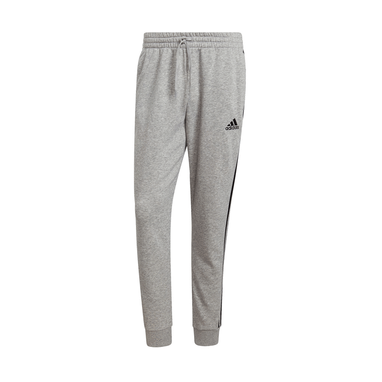 adidas Mens Essentials Fleece Tapered Cuff Pants Grey XXL, Grey, rebel_hi-res