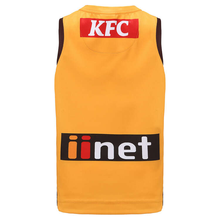 Hawthorn Hawks Youth 2023 Home Training Guernsey Gold 10, Gold, rebel_hi-res