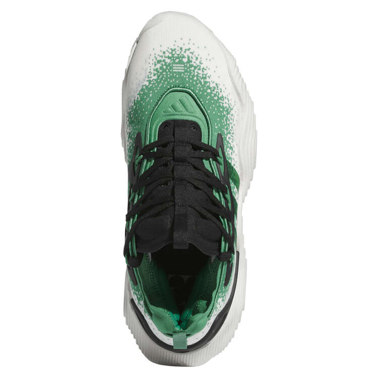 adidas Trae Young 3 Envy Basketball Shoes, White/Green, rebel_hi-res