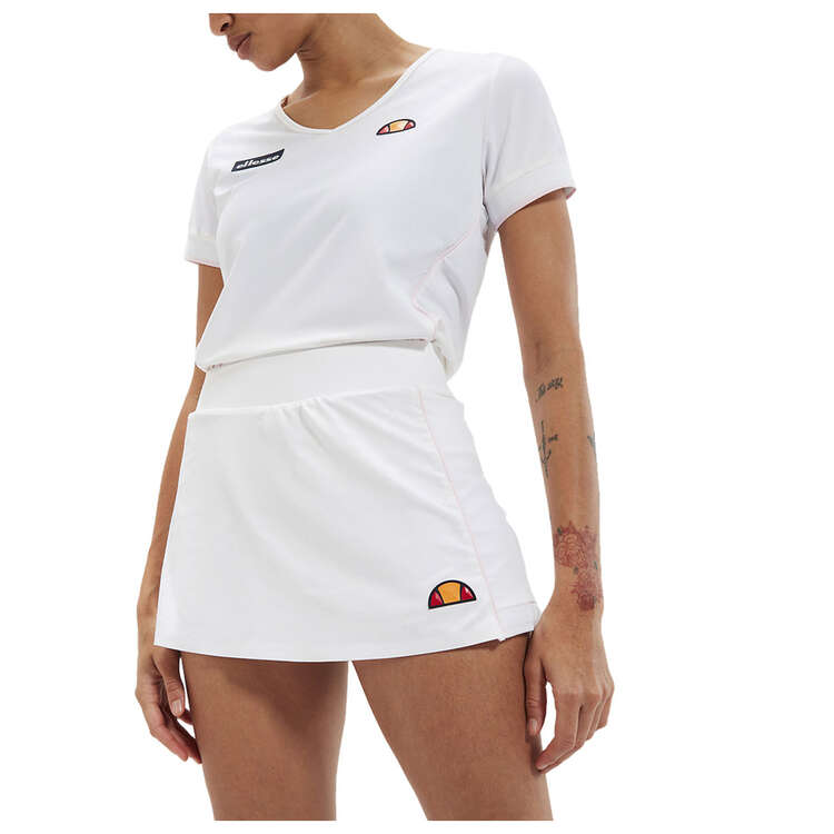 Ellesse Womens Ascalone Tennis Skort, White, rebel_hi-res