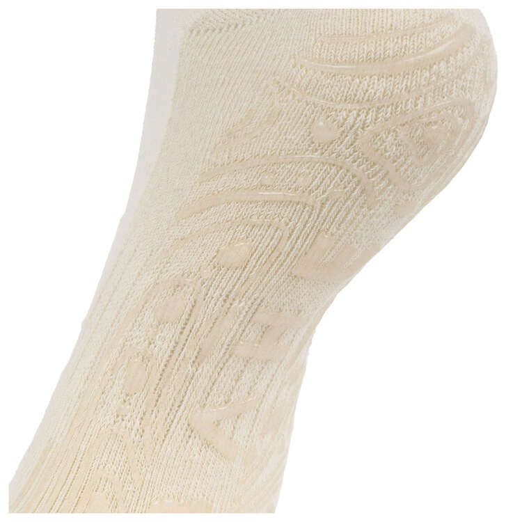 Bahe Grounded Grippy Ankle Socks Coconut, , rebel_hi-res