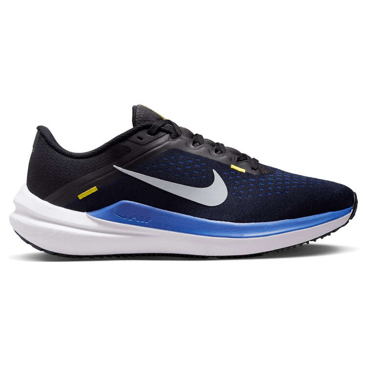 Nike Air Winflo 10 Mens Running Shoes, Blue/Yellow, rebel_hi-res