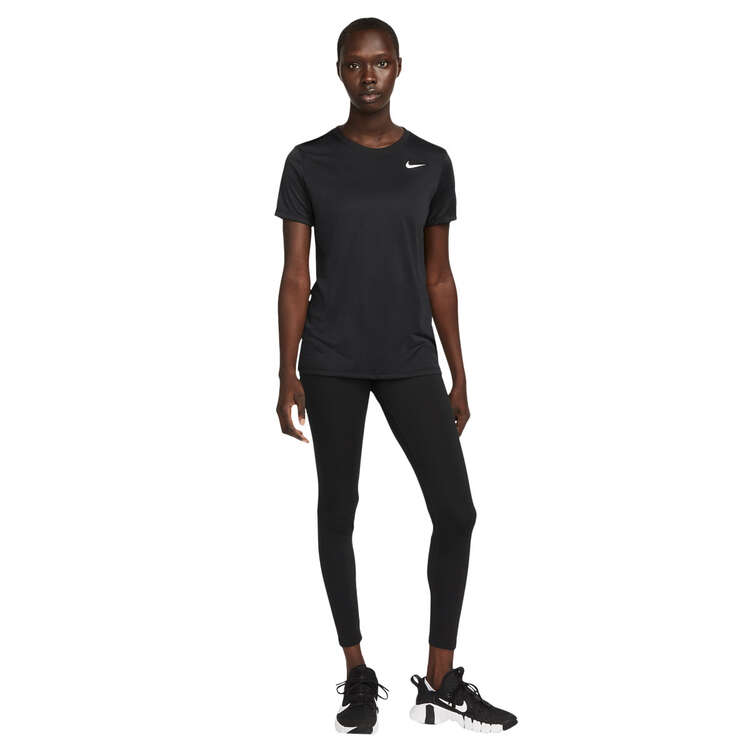 Nike Womens Dri-FIT Tee, Black, rebel_hi-res