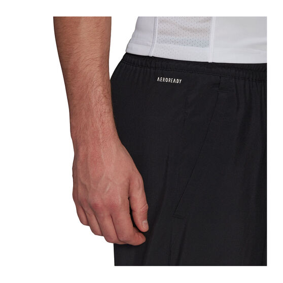 adidas Mens Club Tennis 3-Stripes Shorts, Black, rebel_hi-res
