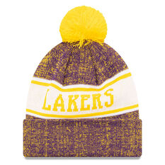 Los Angeles Lakers New Era Pom Knit Beanie, , rebel_hi-res